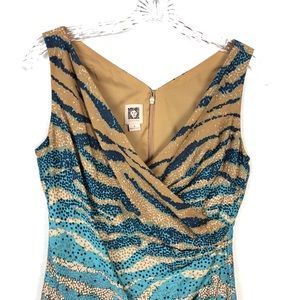 Anne Klein Animal Print Sheath Dress NWT